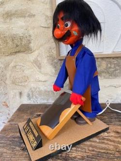 Automate publicitaire Maroquinerie Le TANNEUR 1970 Fonctionnel