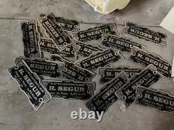 Automobile H. Ségur Lavaur Tarn Lot Voiture Ancienne Garage Vintage Plaque