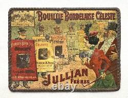 BOUILLIE BORDELAISE CÉLESTE / Jullien Frères Tôle lithographiée 1900