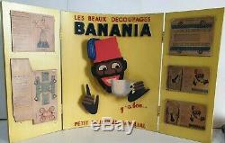 Banania Présentoir Découpages Morvan Bois Y'a Bon Electrique
