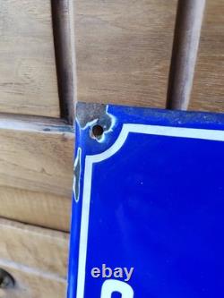 Belle Plaque Émaillée Vintage Lyon, Georges Fouilland