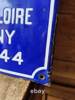 Belle Plaque Émaillée Vintage Lyon, Georges Fouilland