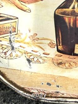 Bènèdictine Plateau Enseigne Publicité En Étain 50x35cm