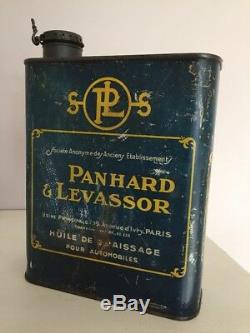 Bidon de 2 litres d'huile Panhard et Levassor