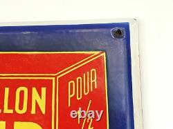 Bouillon Kub Ancienne Plaque Publicitaire Émaillée Pour Exposition En Épicerie