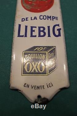 Bouillon OXO LIEBIG Plaque émaillée de Propreté RARE