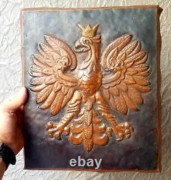 Bronzeschild Aigle Env. 34x29cm Bouclier Bronze