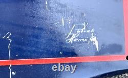 Bugatti Enseigne Publicité En Étain 60x39cm