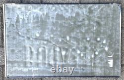 Bugatti Enseigne Publicité En Étain 60x39cm