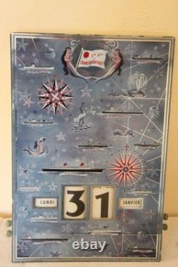 Calendrier Perpétuel, Cie Gle Transatlantique, Gerrer Mulhouse 1969. R Bouvard