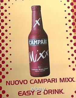 Campari Mixx Easy 2 Drink Miroir Publicitaire 61x46cm