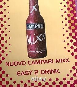 Campari Mixx Easy 2 Drink Miroir Publicitaire 61x46cm