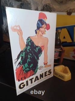 Carton Plaque Gitanes Rare