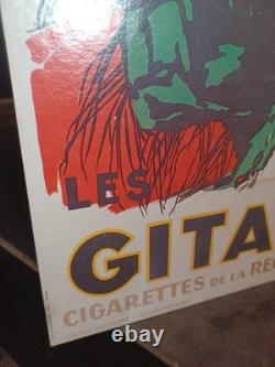 Carton Plaque Gitanes Rare