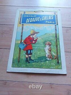 Carton Publicitaire Lithographie, Debauve Et Gallais, Paris