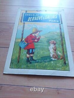 Carton Publicitaire Lithographie, Debauve Et Gallais, Paris