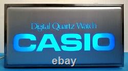 Casio Digital Quartz Watch Insegna Luminosa Vintage 54x29x9 CM Funzionante