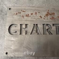 Chartreuse Plaque Publicitaire En Acier Dkp