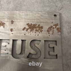 Chartreuse Plaque Publicitaire En Acier Dkp