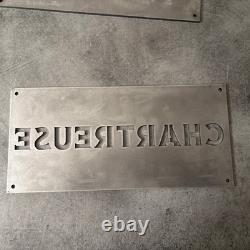 Chartreuse Plaque Publicitaire En Acier Dkp