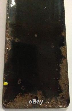 Chicorée Leroux, ancienne plaque de propreté émaillée, rare modele