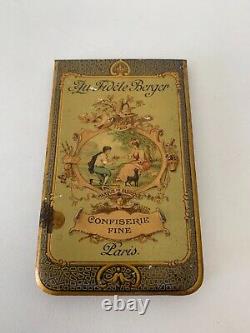 Chocolat Lombart ancien carnet tole calendrier 1906 complet