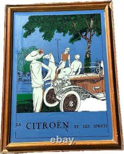 Citroen Et Les SPORTS Miroir Publicitaire 78x58cm