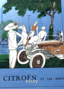 Citroën Et Les Sports Miroir Publicitaire 78x58cm