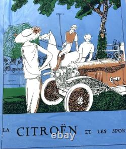 Citroën Et Les Sports Miroir Publicitaire 78x58cm