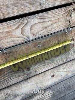 Commande Plaque en Verre 1960 Boulangerie Pâtisserie Chocolatier Publicitaire