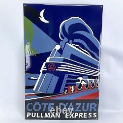 Cote D`Azur Pullmann Epress Plaque en Email Train Plaque 70x46 CM