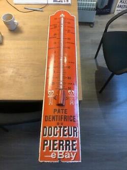 Docteur Pierre emaillee Plaque Thermo