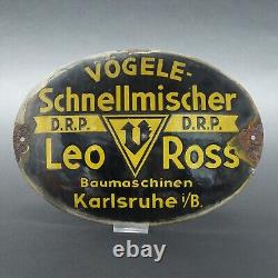 Émaille Bouclier Vögele Schnellmischer Drp Leo Ross Forestiers Karlsruhe 1.60GER