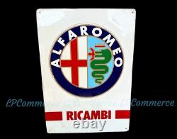 Enseigne Alfa Romeo panneau panneau pièces de rechange vintage années 90 pann