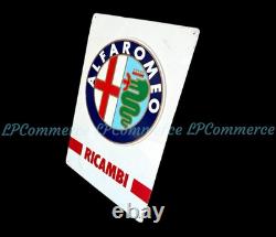 Enseigne Alfa Romeo panneau panneau pièces de rechange vintage années 90 pann
