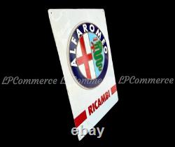 Enseigne Alfa Romeo panneau panneau pièces de rechange vintage années 90 pann