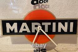 Enseigne Panneau Pendule Publicitaire Martini Vermouth Ans 90 Moderne