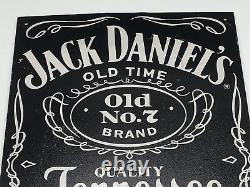 Enseigne Publicité Jack Daniel's Old Pas De 7 Calendrier Perpétuel Étain 40x21