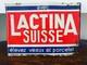 Enseigne Tableau Industriel Publicit&eacute; 1957 LACTINA SUISSE Vintage Modernit&eacute;