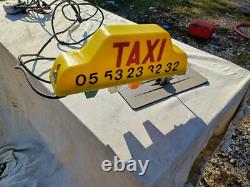 Enseigne de Taxi Vintage
