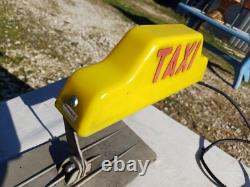 Enseigne de Taxi Vintage