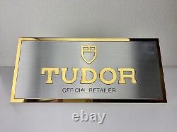 Enseigne métallique TUDOR relief enseigne concessionnaire exposant vintage