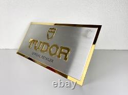 Enseigne métallique TUDOR relief enseigne concessionnaire exposant vintage