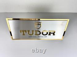 Enseigne métallique TUDOR relief enseigne concessionnaire exposant vintage