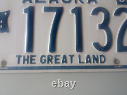 Etats Unis ALASKA 1968 License Plate plaque immatriculation VINTAGE