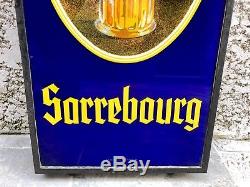 Fixé sous verre Bière Sarrebourg 1954