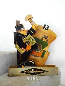 GILLETTE RARE AUTOMATE JAF c. 1930 LAMES DE RASOIR-USA