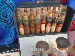 Garage Vintage Exceptionnel mallette de représentant HUILE VEEDOL 1926 avec