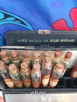Garage Vintage Exceptionnel mallette de représentant HUILE VEEDOL 1926 avec