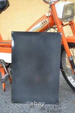 Grande plaque émaillée CHOCOLAT BANANIA alimentaire